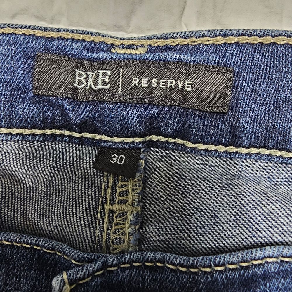 BKE Reserve Addison Dark Wash Blue Denim Bootcut Jeans Women's Size 30 - Picture 6 of 10